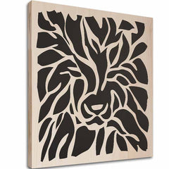 Pittura su legno Aslan - Re delle Foreste del Nord