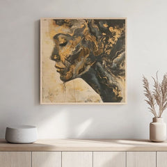 Pittura su legno - Brezza della natura scandinava