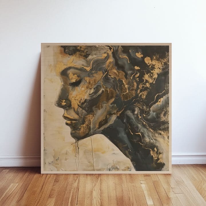 Pittura su legno - Brezza della natura scandinava