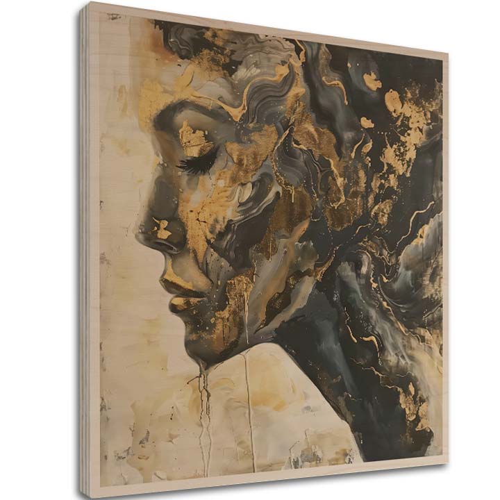 Pittura su legno - Brezza della natura scandinava