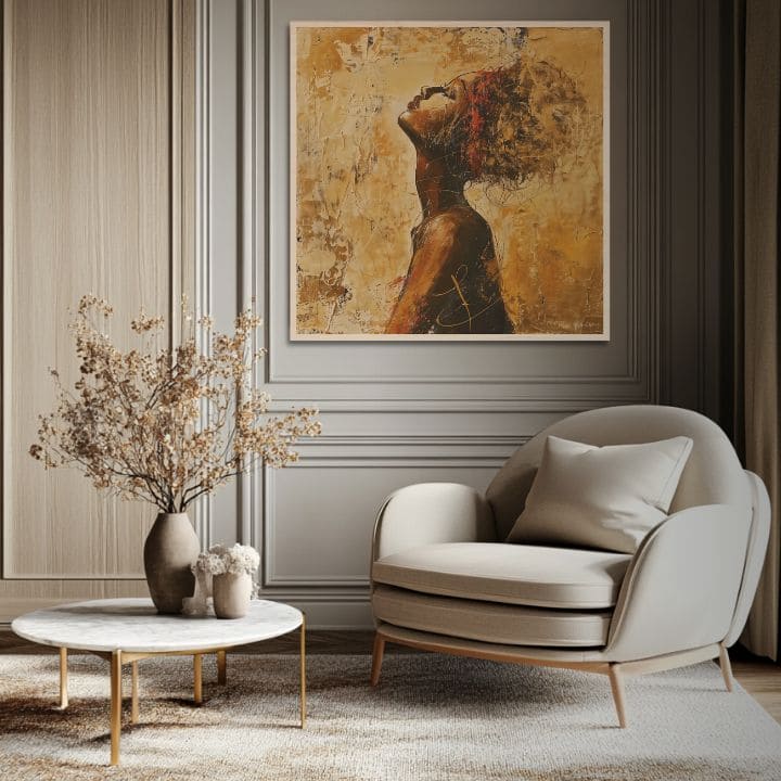 Immagine su legno - Sole delle montagne del nord