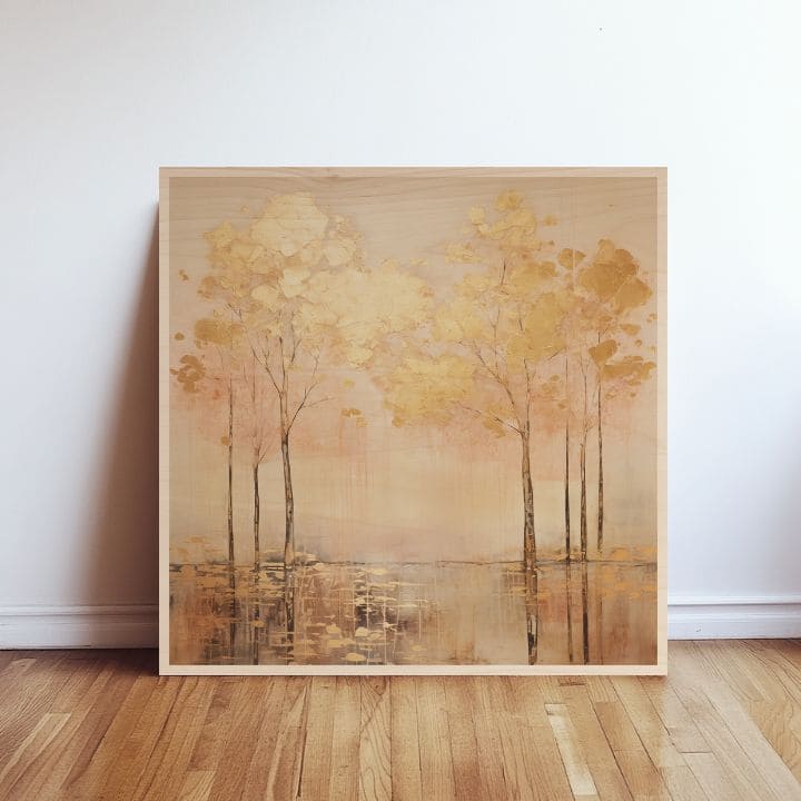 Immagine su legno - Le coste dorate della Norvegia