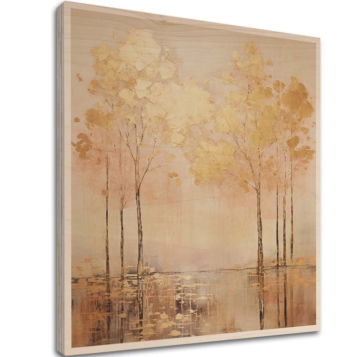 Immagine su legno - Le coste dorate della Norvegia