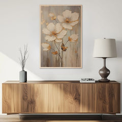 Pittura su legno - Fiori di prato scandinavi