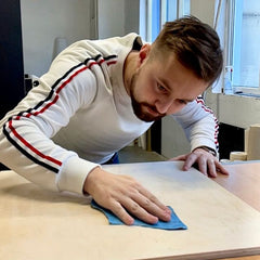 Pittura su legno - Fiori di prato scandinavi