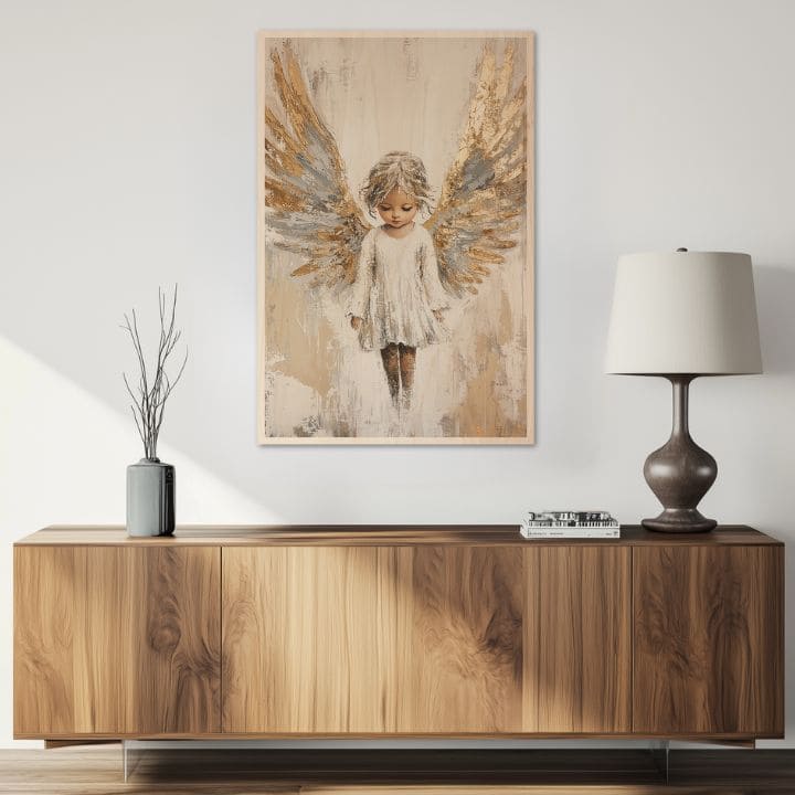 L'immagine su legno - Guardiano della luce