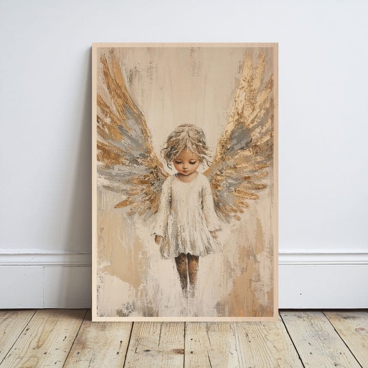 L'immagine su legno - Guardiano della luce