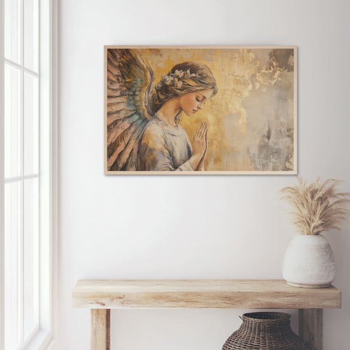 Immagine su legno - Guardiano della luce celeste