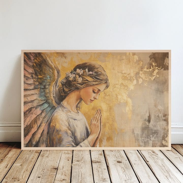 Immagine su legno - Guardiano della luce celeste