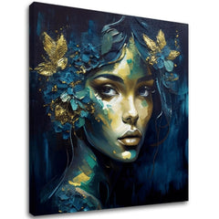 Dipinti moderni su tela - Feminine Grace in Motion