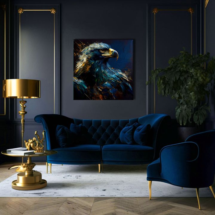 Pittura decorativa su tela - PREMIUM ART - Wilderness's Fearless Hunter