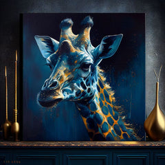 Pittura decorativa su tela - PREMIUM ART - Towering Majesty of Giraffe