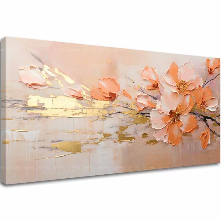 Dipinto strutturato Tocco dorato della natura - PREMIUM ART | varie dimensioni