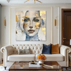 Immagine elegante di una donna Sguardo penetrante