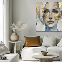 Immagine elegante di una donna Sguardo penetrante