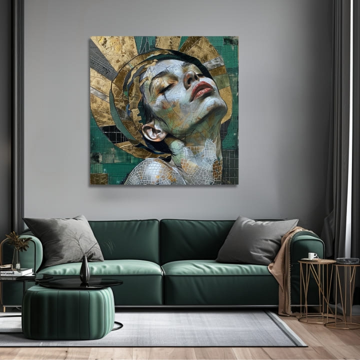 Immagine elegante di una donna Bellezza sublime