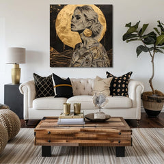 Elegante immagine di donna Golden Aura