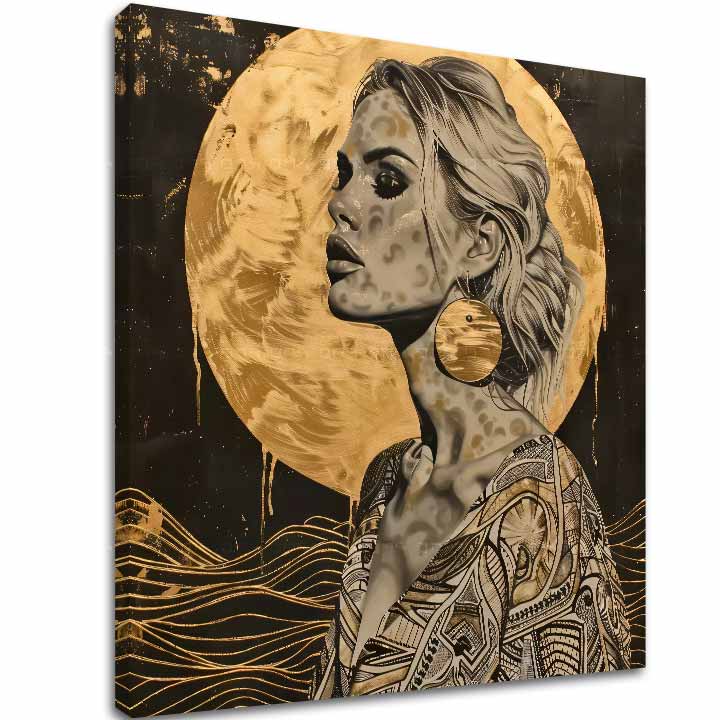 Elegante immagine di donna Golden Aura