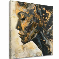 Immagine elegante di una donna che medita