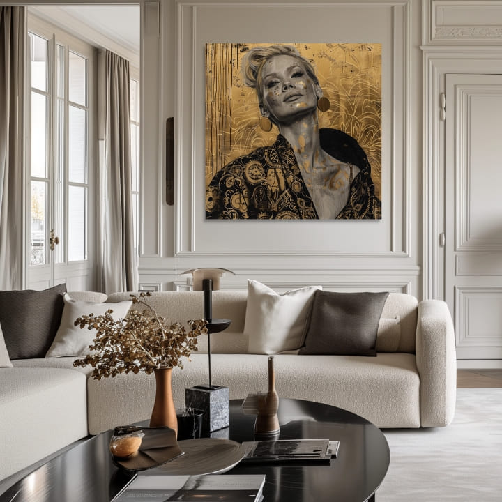 Immagine elegante di una donna Fiducia in se stessa
