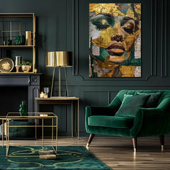 Immagine elegante di una donna Smeraldo sogno