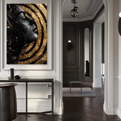 Immagine elegante di una donna Mistero della notte