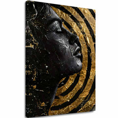 Immagine elegante di una donna Mistero della notte