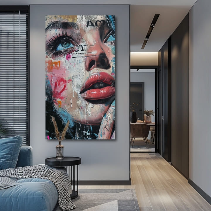 Elegante immagine di donna Colori della strada