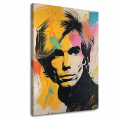 Dipinto di Andy Warhol - I colori della rivoluzione pop | Dipinto acrilico originale al 100%