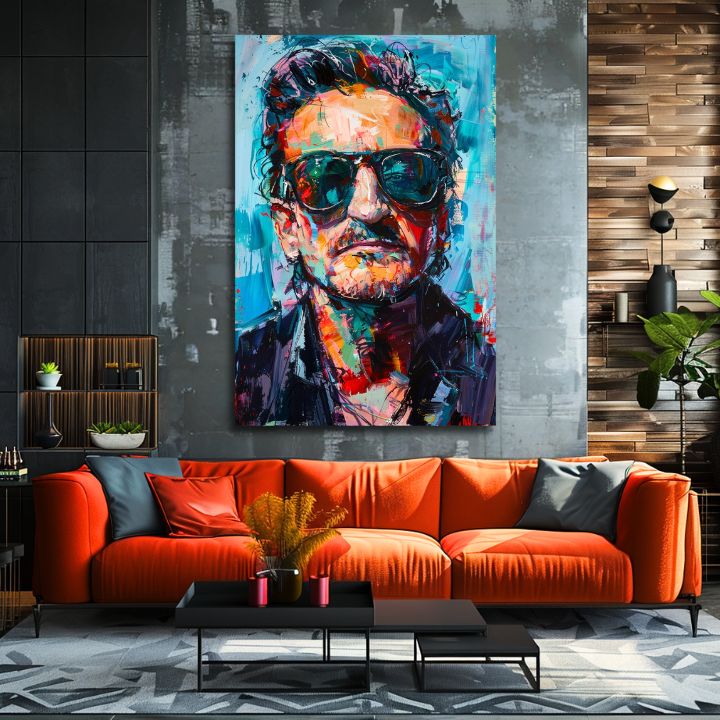 Immagine BONO - Melodia di luce | 100% originale dipinto ad acrilico
