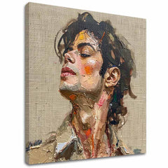 Dipinto Michael Jackson - Melodia della Passione | Dipinto acrilico originale al 100%
