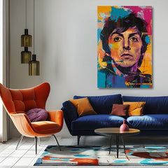 Dipinto Paul McCartney - Beatles Genius | Dipinto acrilico originale al 100%