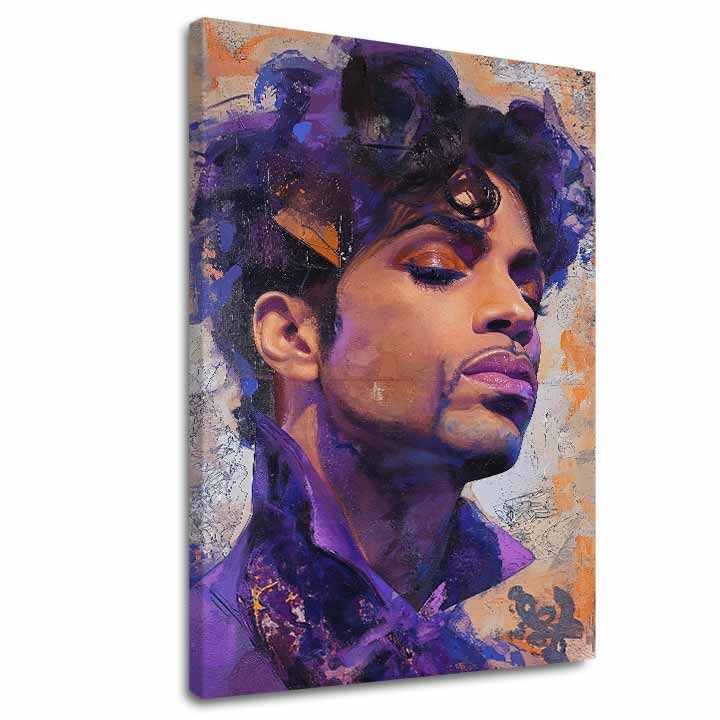 Prince Painting - Eleganza viola | Dipinto acrilico originale al 100%
