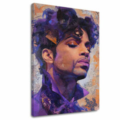 Prince Painting - Eleganza viola | Dipinto acrilico originale al 100%