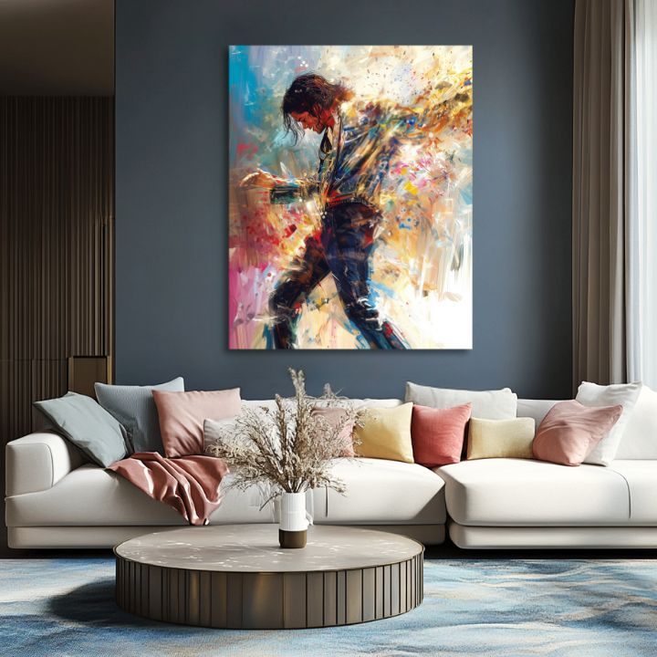 Immagine MICHAEL JACKSON - Energia della danza | 100% originale dipinto ad acrilico