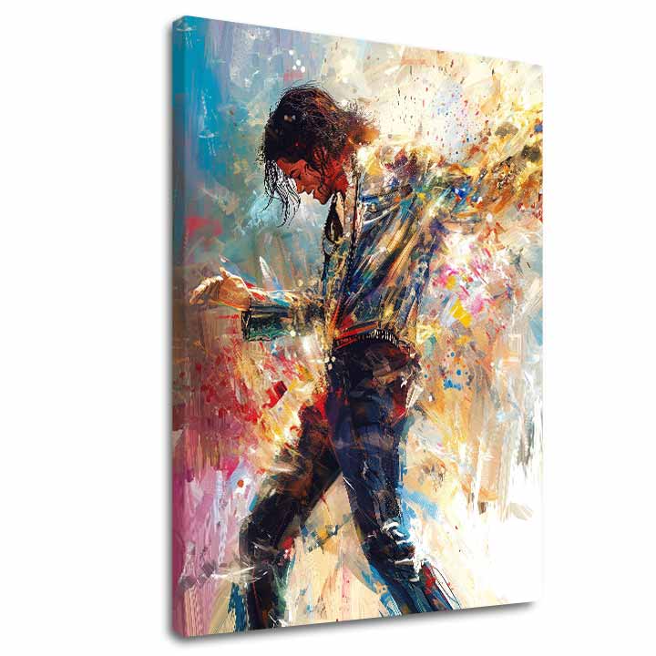 Immagine MICHAEL JACKSON - Energia della danza | 100% originale dipinto ad acrilico