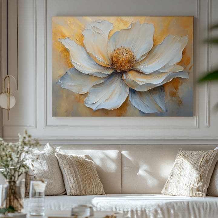 L'immagine Aurin golden touch | 100% originale dipinto ad acrilico