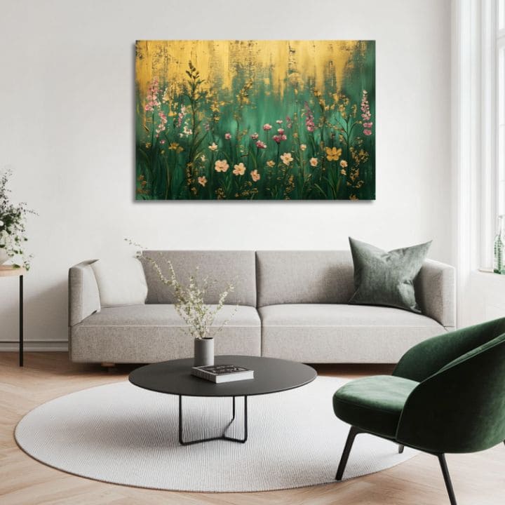 Momenti d'oro della natura | 100% originale dipinto ad acrilico