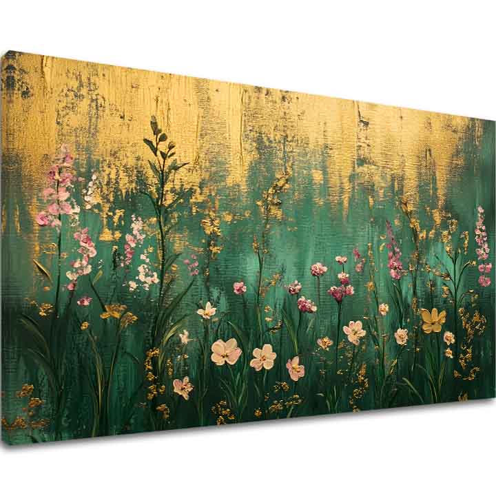 Dipingere momenti d'oro della natura | Pittura acrilica originale al 100%