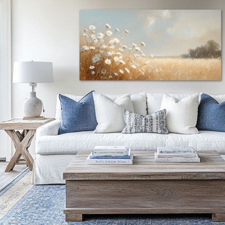 La delicatezza di una mattina d'estate | 100% originale dipinto ad acrilico