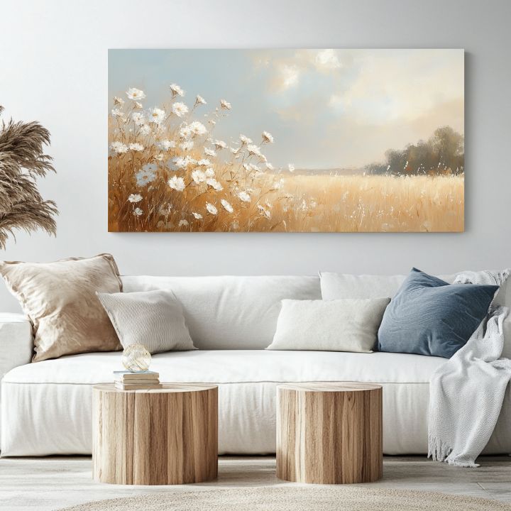 La delicatezza di una mattina d'estate | 100% originale dipinto ad acrilico