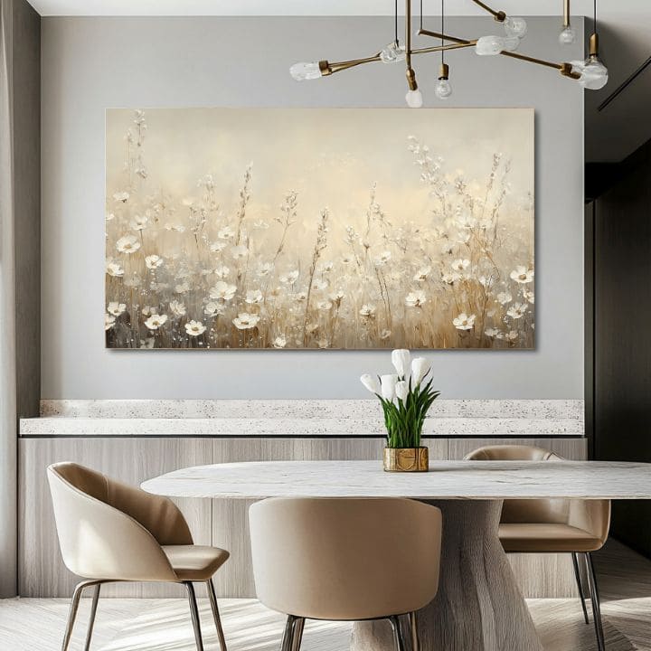 Pittura floreale da sogno | 100% originale dipinto ad acrilico