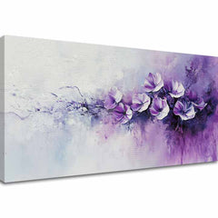 Dipinto di poesia viola | Dipinto acrilico originale al 100%