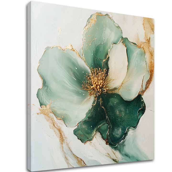 Quadro Emerald Surprise | 100% originale dipinto ad acrilico