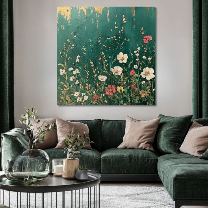 Pittura giardino dei ricordi | 100% originale dipinto ad acrilico