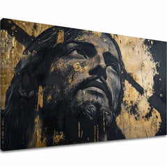 Maestà Divina | Dipinto con acrilico e foglia d'oro