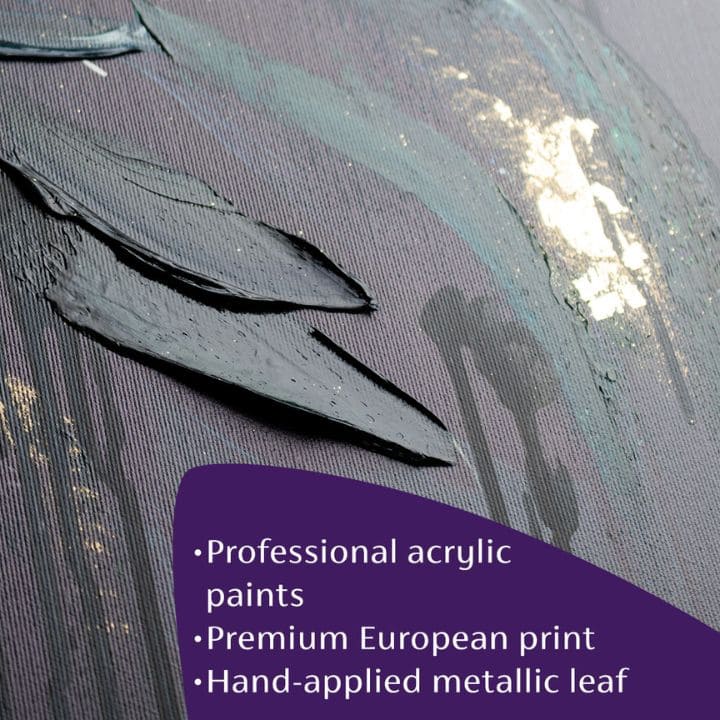 Dipinti di angeli Pace dorata | Pittura acrilica originale al 100%