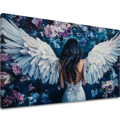 Dipinti di angeli Bellezza dal cielo | Dipinto acrilico originale al 100%