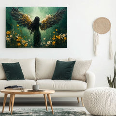 Dipinti di angeli Luce di speranza | Dipinto acrilico originale al 100%