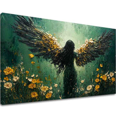 Dipinti di angeli Luce di speranza | Dipinto acrilico originale al 100%